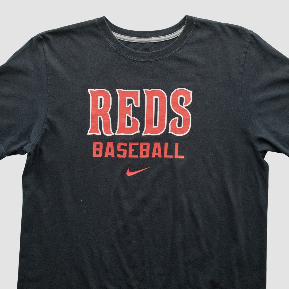 Cincinnati Reds 2010s T-shirt - Black Vintage | Nike
