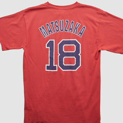 Boston Red Sox Majestic 2000s T-shirt - Red Vintage