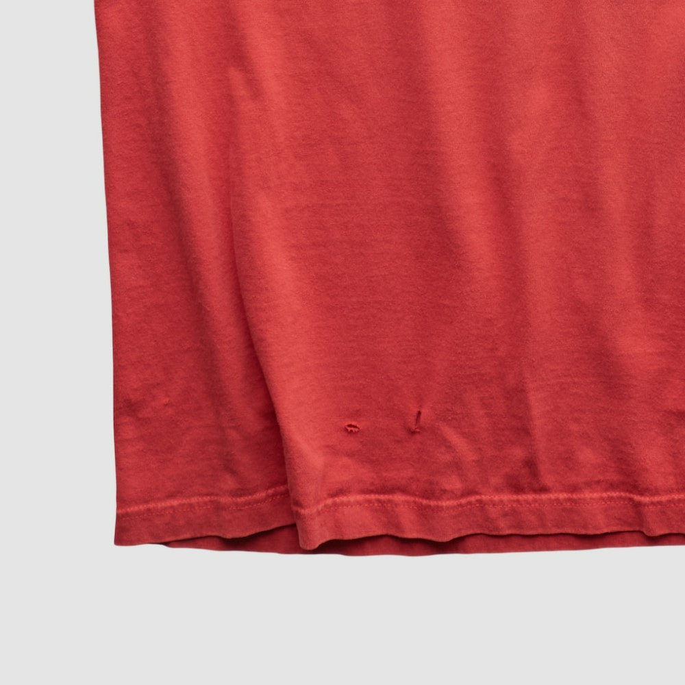 Texas Rangers Majestic 2000s T-shirt - Red Vintage