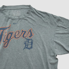 Detroit Tigers 2000s T-shirt - Heather Gray Vintage | Nike