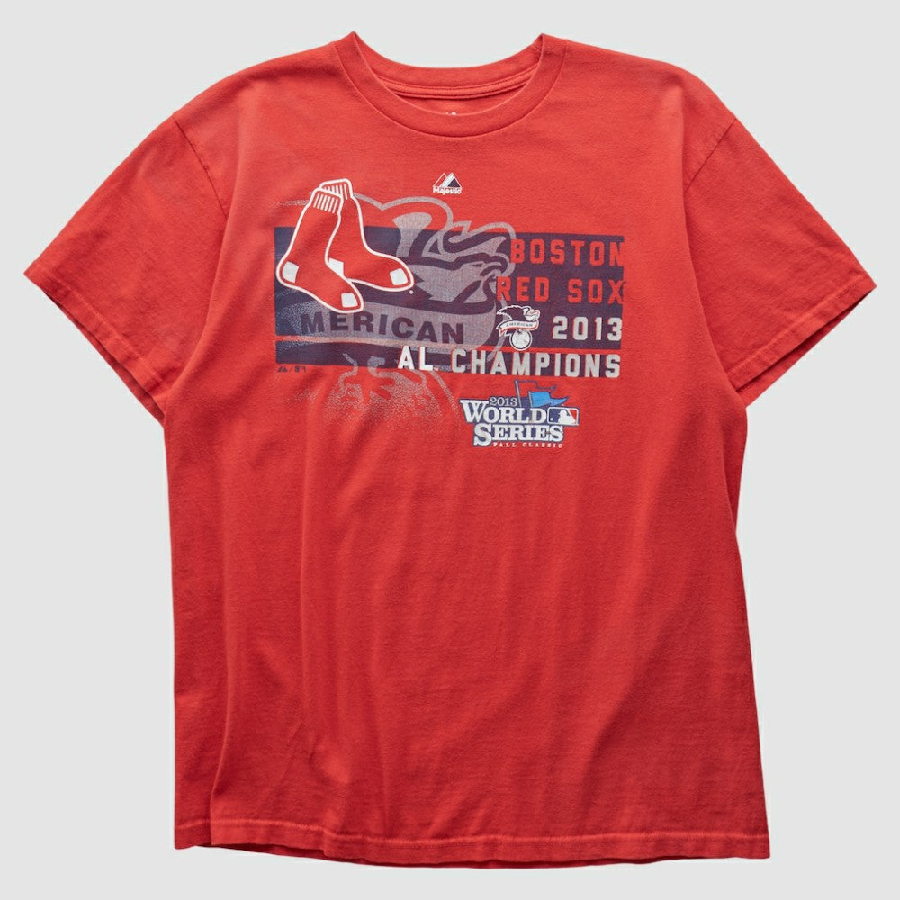Boston Red Sox Majestic 2013 T-shirt - Red Vintage