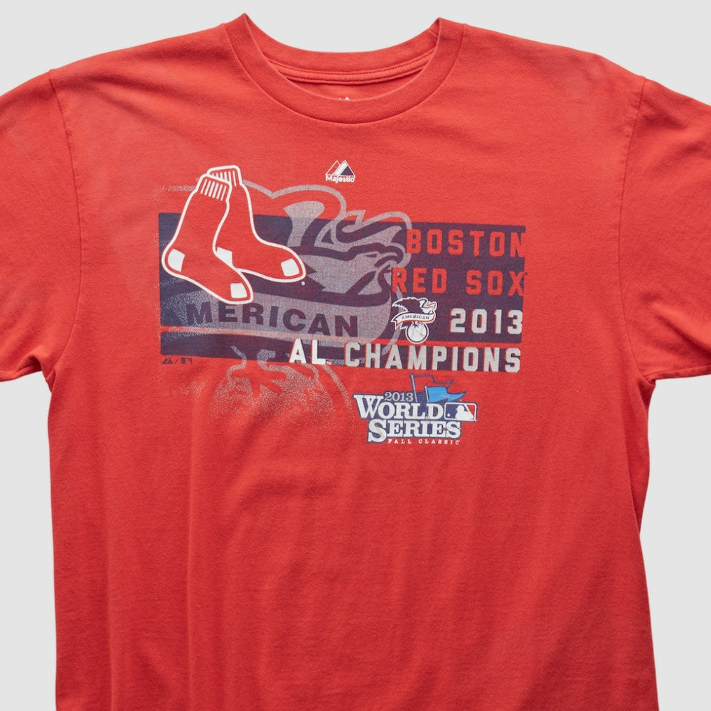 Boston Red Sox Majestic 2013 T-shirt - Red Vintage