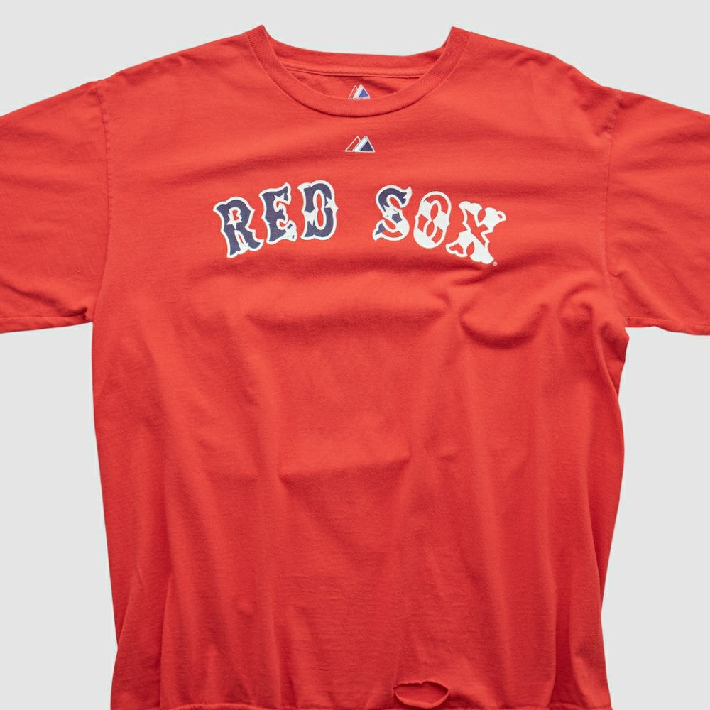 Boston Red Sox Majestic 2010s T-shirt - Red Vintage