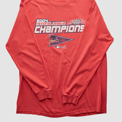 St. Louis Cardinals 2004 Long Sleeve T-shirt - Red Vintage