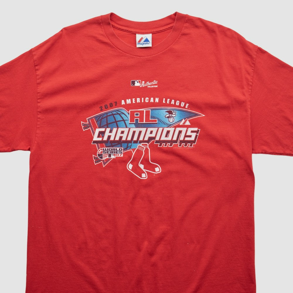 Boston Red Sox Majestic 2007 T-shirt - Red Vintage