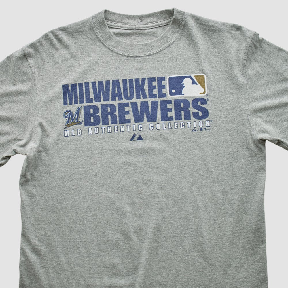 Milwaukee Brewers 2008 T-shirt - Heather Gray Vintage