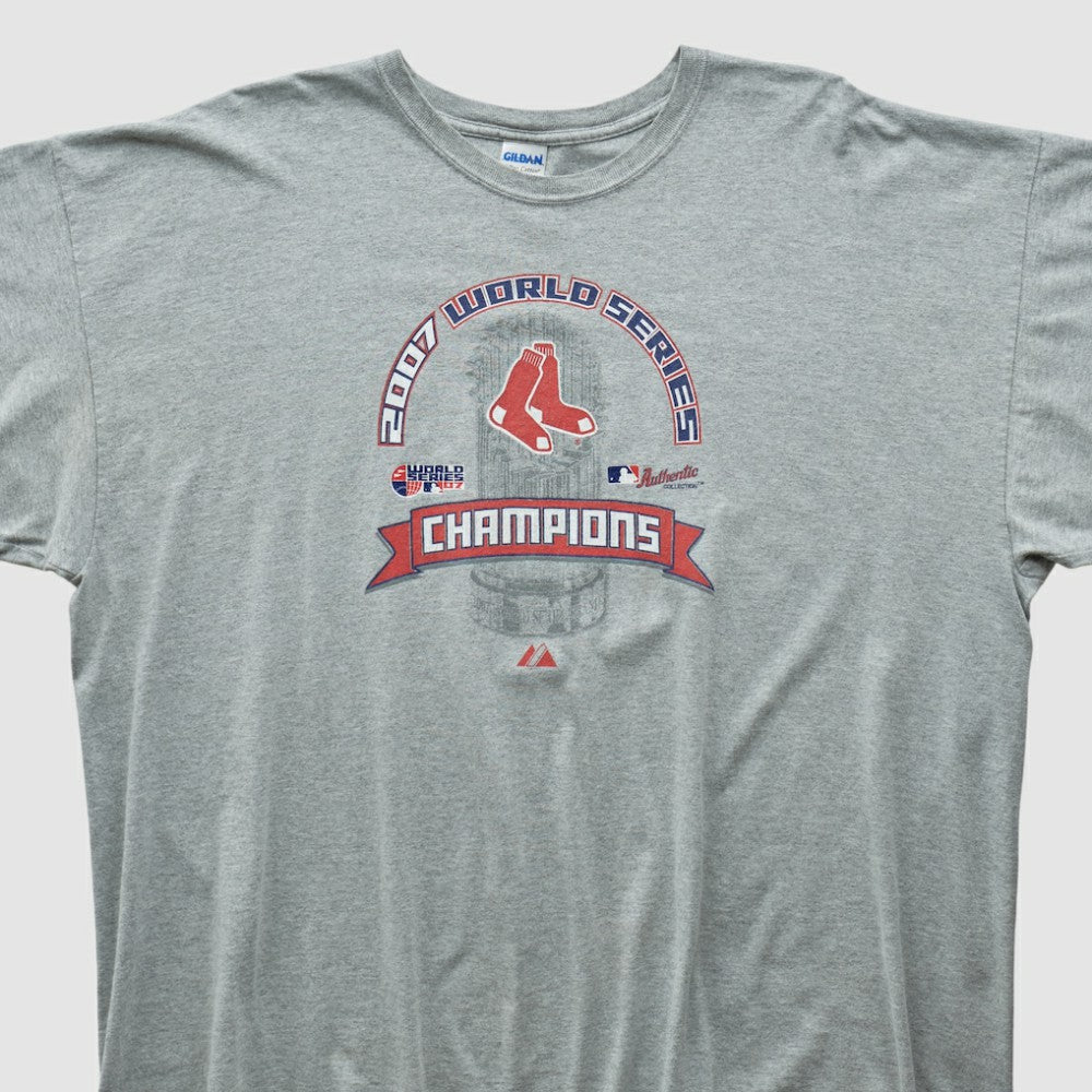 Boston Red Sox Gildan 2007 T-shirt - Heather Gray Vintage