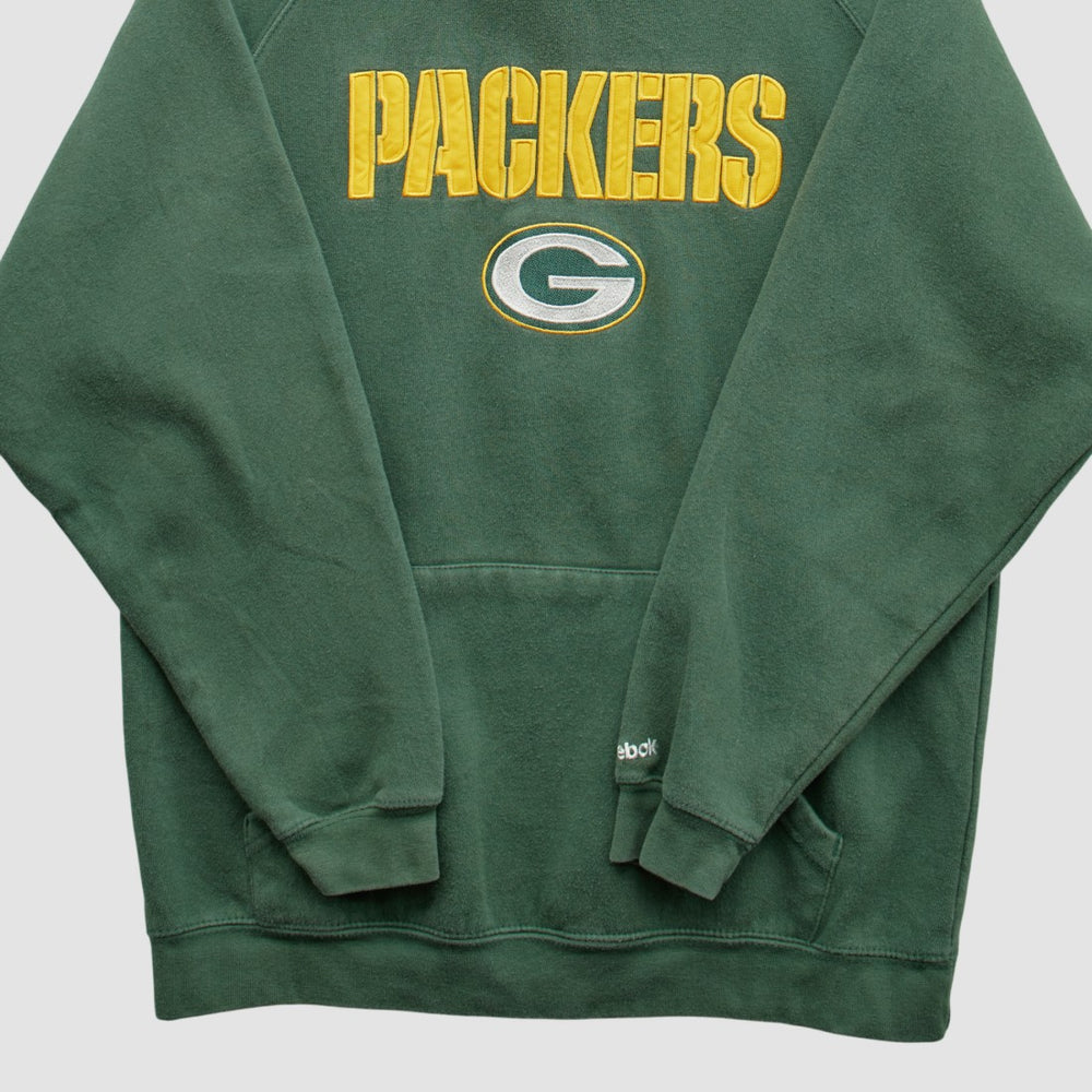 NFL Green Bay Packers Reebok 2000s Hooded Pullover Sweatshirt