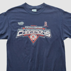 Boston Red Sox M&O Knits 2004 T-shirt - Navy Vintage