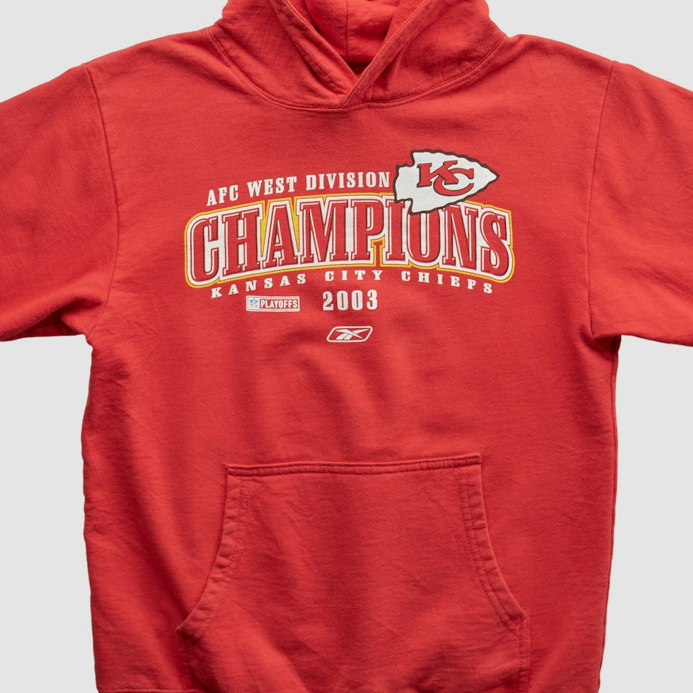 NFL Kansas City Chiefs Reebok 2003 Hooded Pullover Sweatshirt