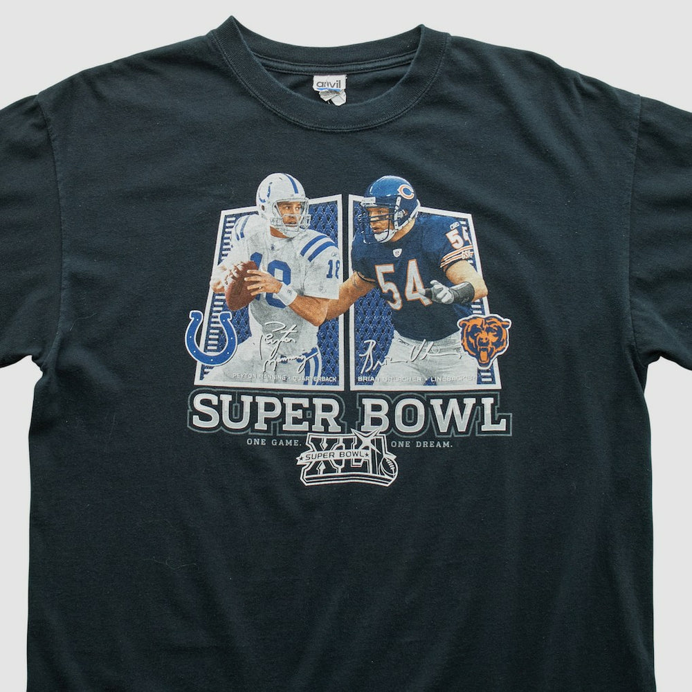 NFL Indianapolis Colts Superbowl XLII Anvil 2008 T-shirt