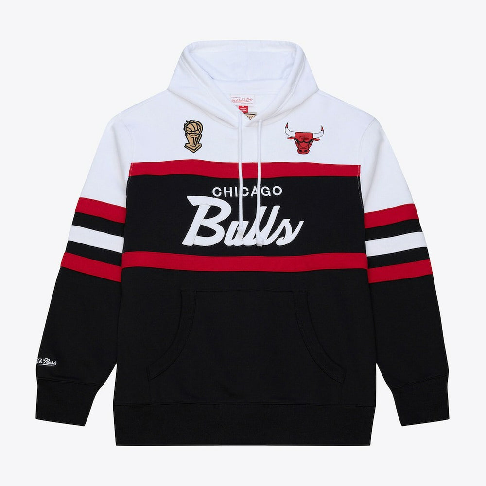 Chicago Bulls Head Coach Hoodie - Black | Mitchell & Ness on sale