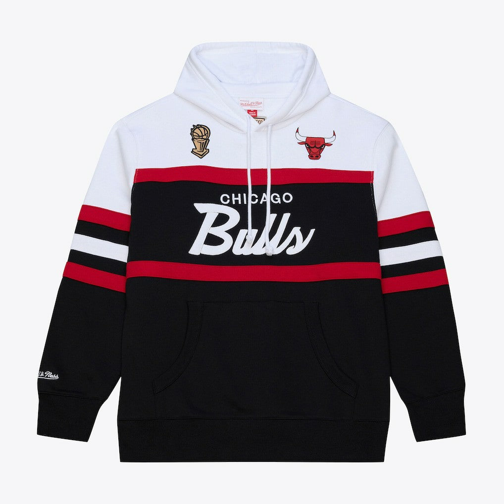 Chicago Bulls Head Coach Hoodie - Black | Mitchell & Ness on sale