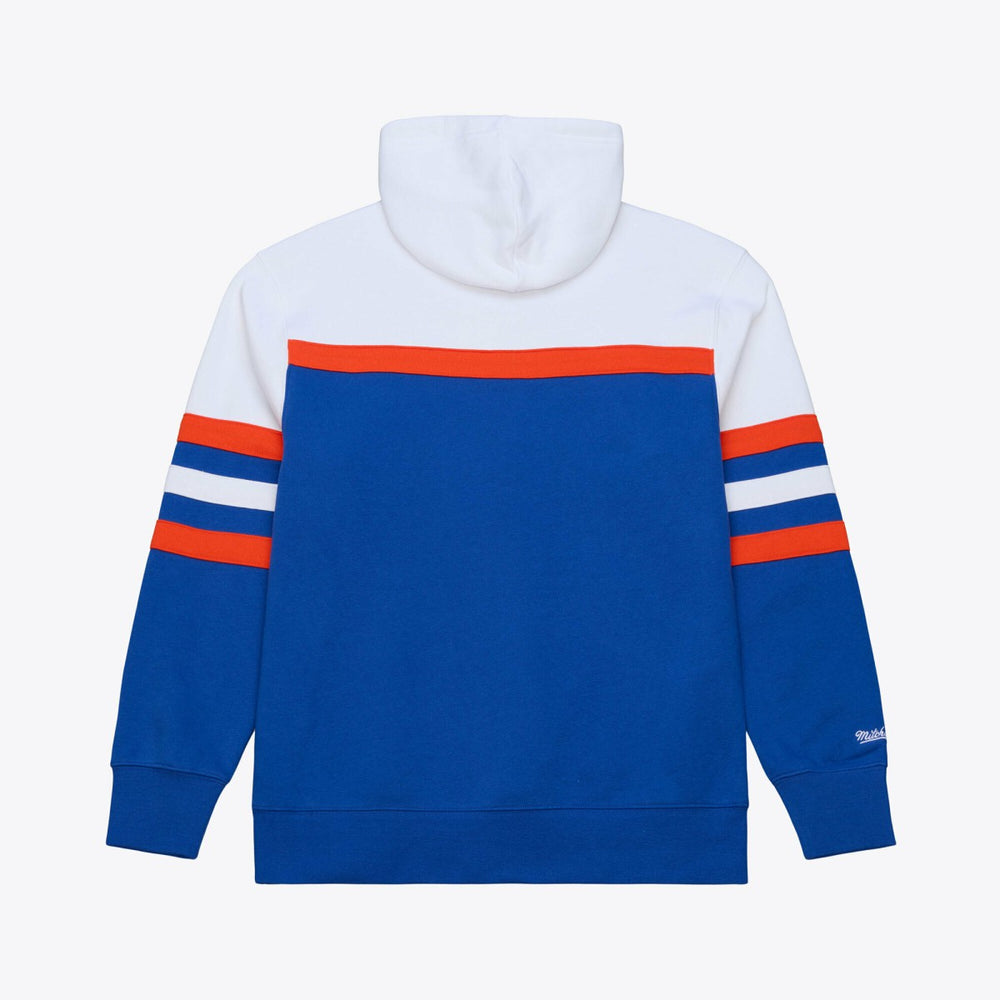 New York Knicks Head Coach Hoodie - Royal | Mitchell & Ness online