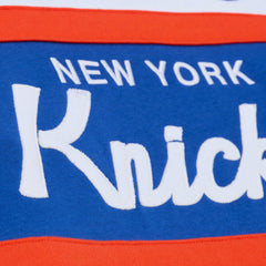 New York Knicks Head Coach Hoodie - Royal | Mitchell & Ness online