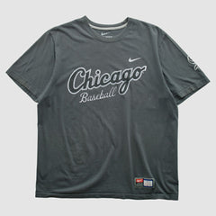 Chicago White Sox 2010s T-shirt - Charcoal Vintage | Nike