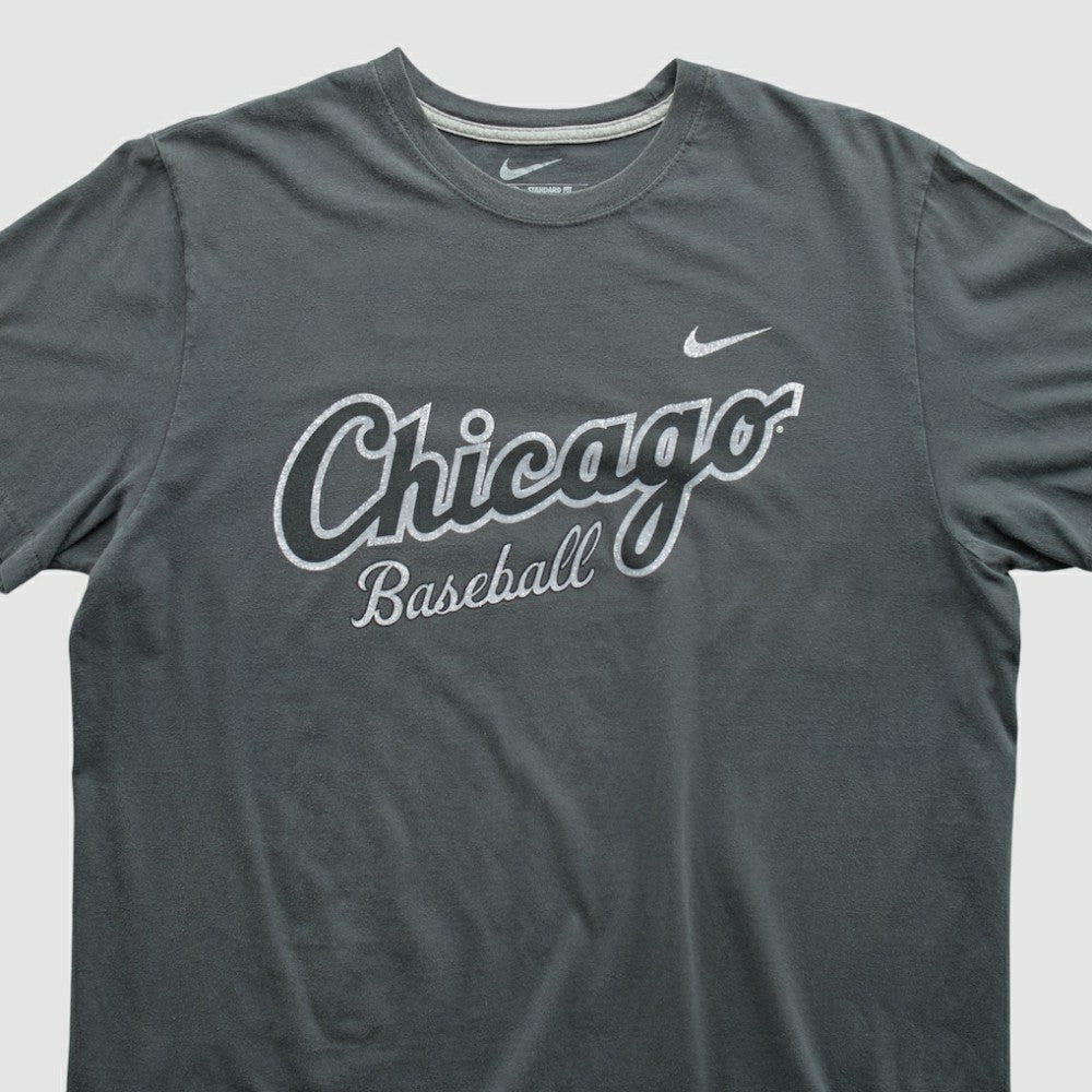 Chicago White Sox 2010s T-shirt - Charcoal Vintage | Nike