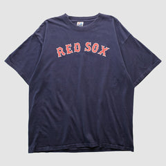 Boston Red Sox Majestic 2000s T-shirt - Navy Vintage
