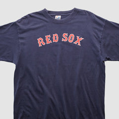 Boston Red Sox Majestic 2000s T-shirt - Navy Vintage