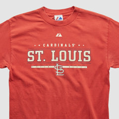 St. Louis Cardinals Majestic 2000s T-shirt - Red Vintage