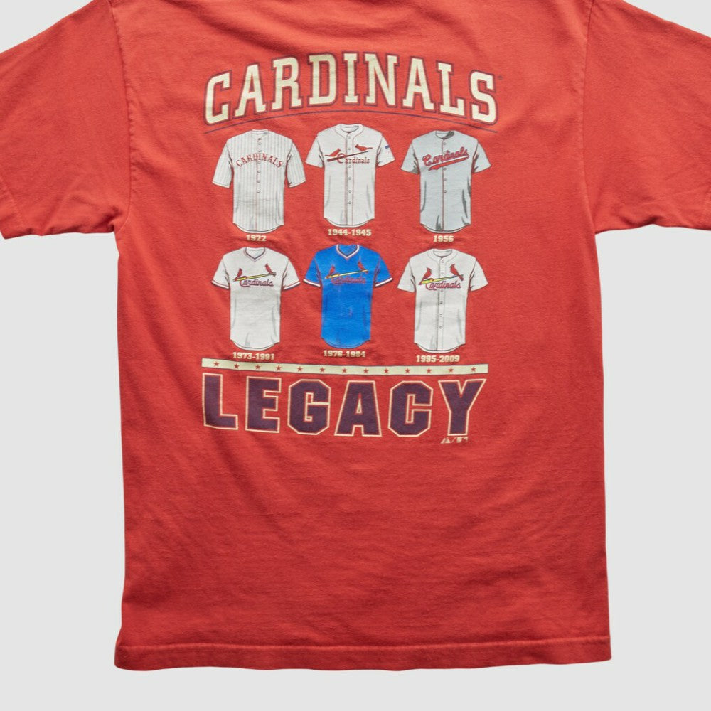 St. Louis Cardinals Majestic 2000s T-shirt - Red Vintage