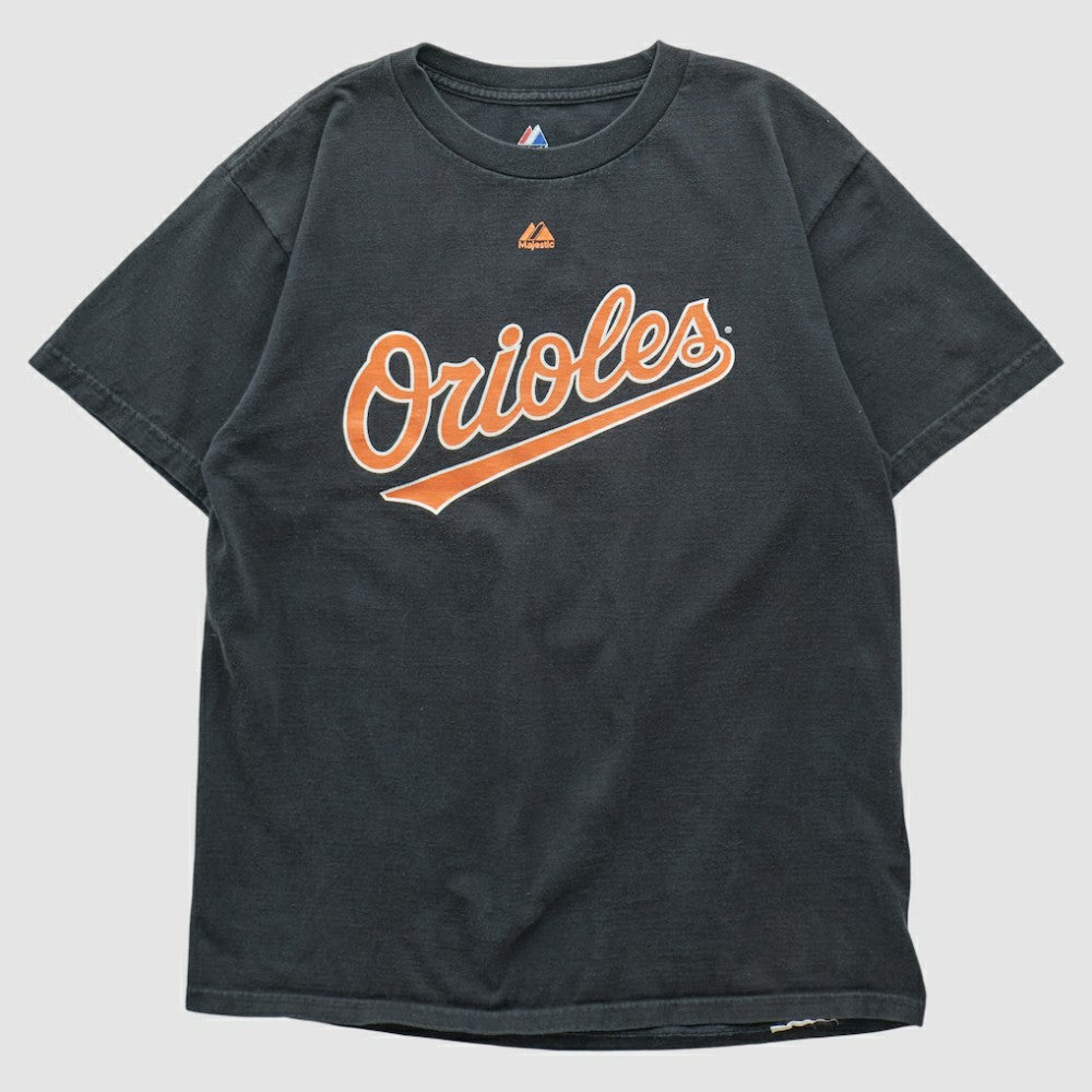 Baltimore Orioles Majestic 2000s T-shirt - Black Vintage