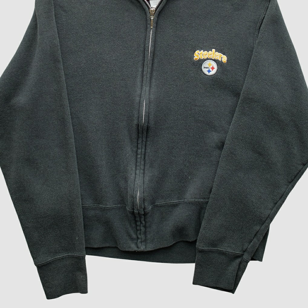 NFL Pittsburgh Steelers NFL 2000s Hooded Full Zip Sweatshirt