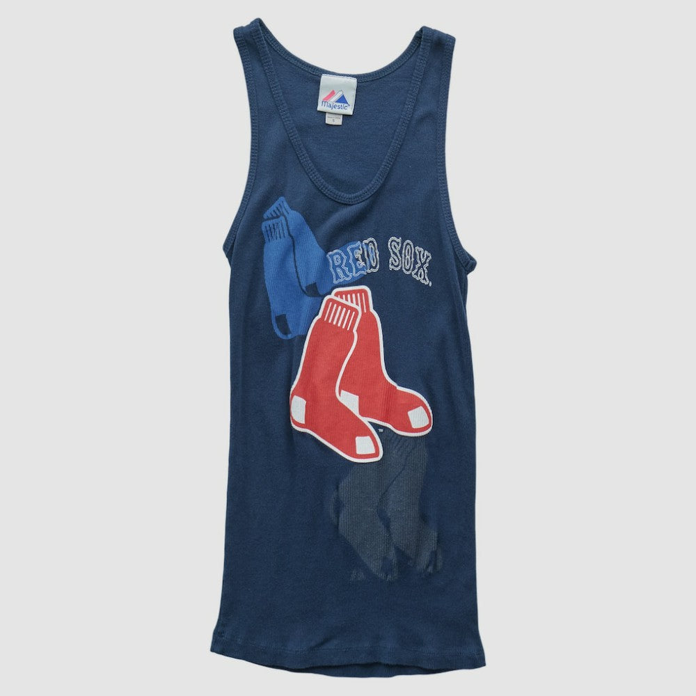 Boston Red Sox Majestic 2010s Tank - Navy Vintage