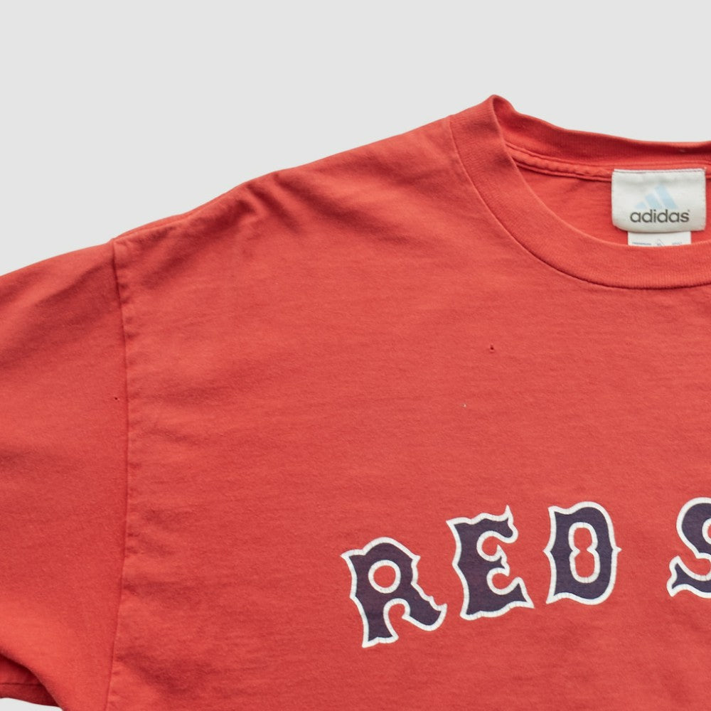 Boston Red Sox Adidas 2000s T-shirt - Red Vintage