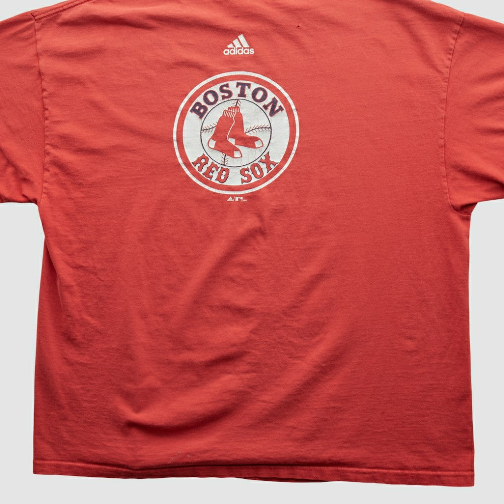 Boston Red Sox Adidas 2000s T-shirt - Red Vintage