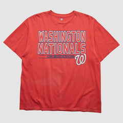 Washington Nationals Genuine Merchandise 2000s T-shirt - Red Vintage