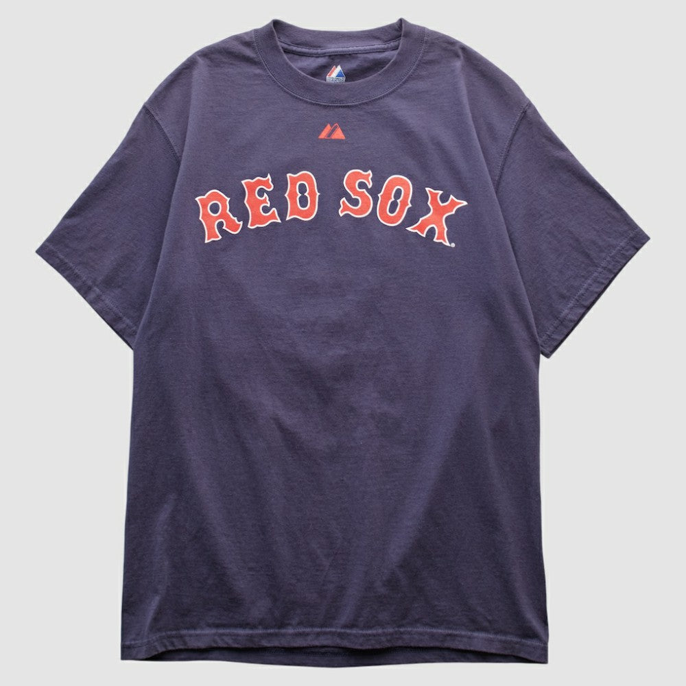 Boston Red Sox Majestic 2000s T-shirt - Navy Vintage