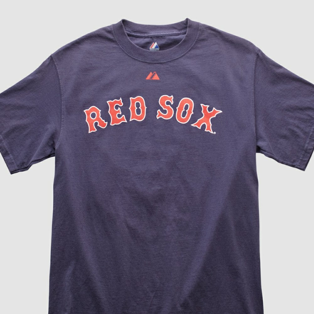 Boston Red Sox Majestic 2000s T-shirt - Navy Vintage