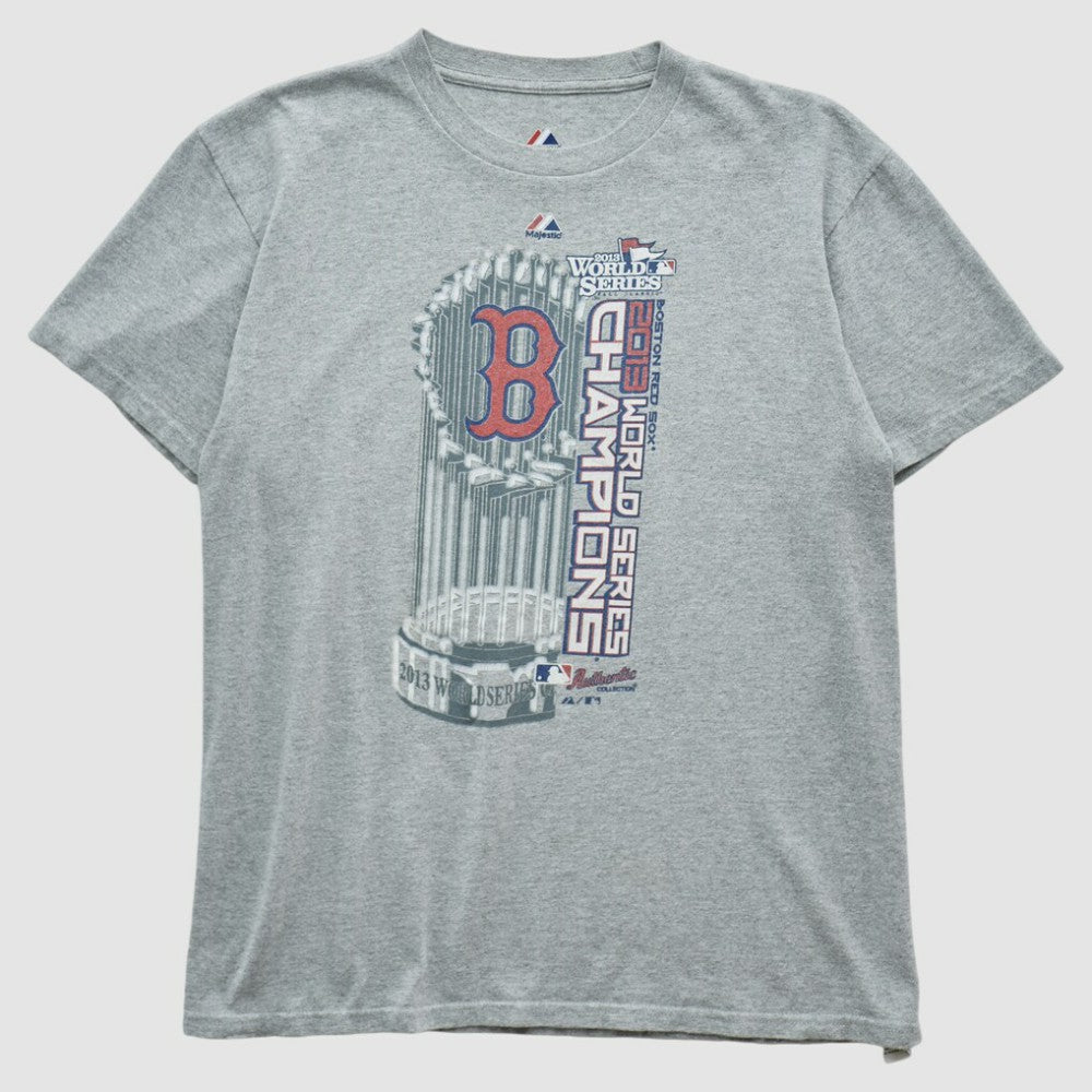 Boston Red Sox Majestic 2013 T-shirt - Heather Gray Vintage