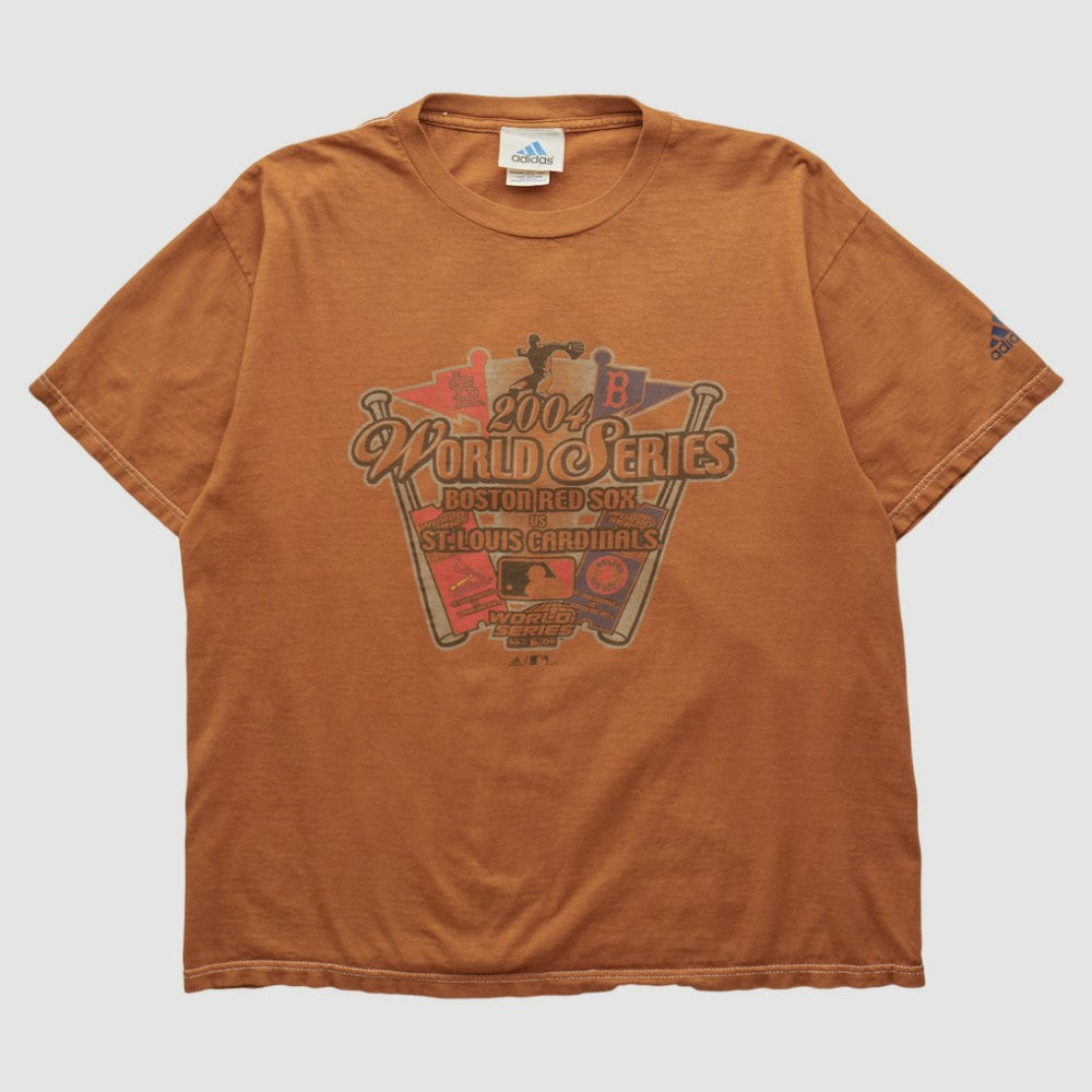 MLB World Series Adidas 2004 T-shirt - Orange Vintage