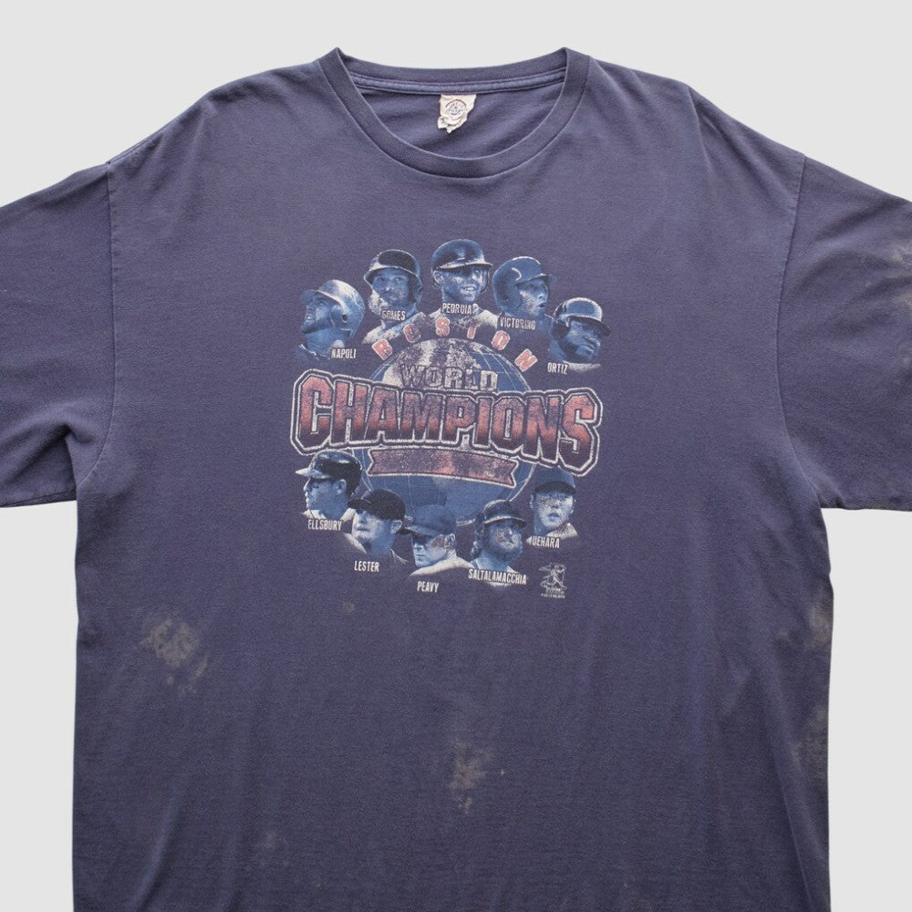 Boston Red Sox Pro Weight 2010s T-shirt - Navy Vintage