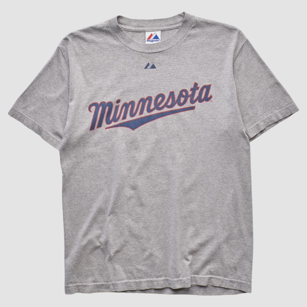 Minnesota Twins Majestic 2010 T-shirt - Heather Gray Vintage