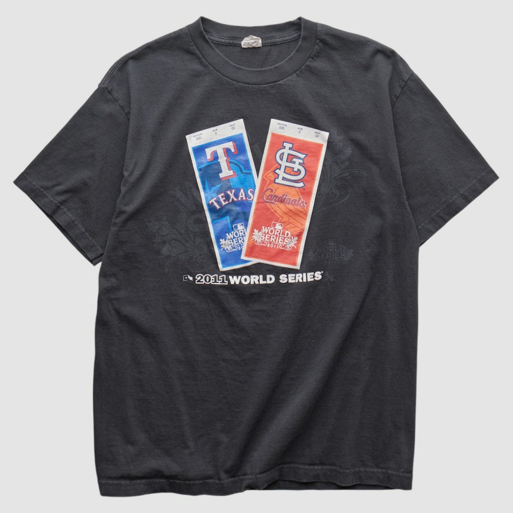 MLB World Series Alstyle 2011 T-shirt - Black Vintage