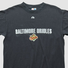 Baltimore Orioles Majestic 2007 T-shirt - Black Vintage