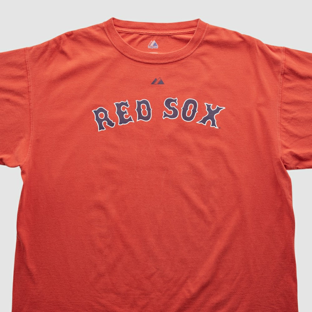Boston Red Sox Majestic 2000s T-shirt - Red Vintage