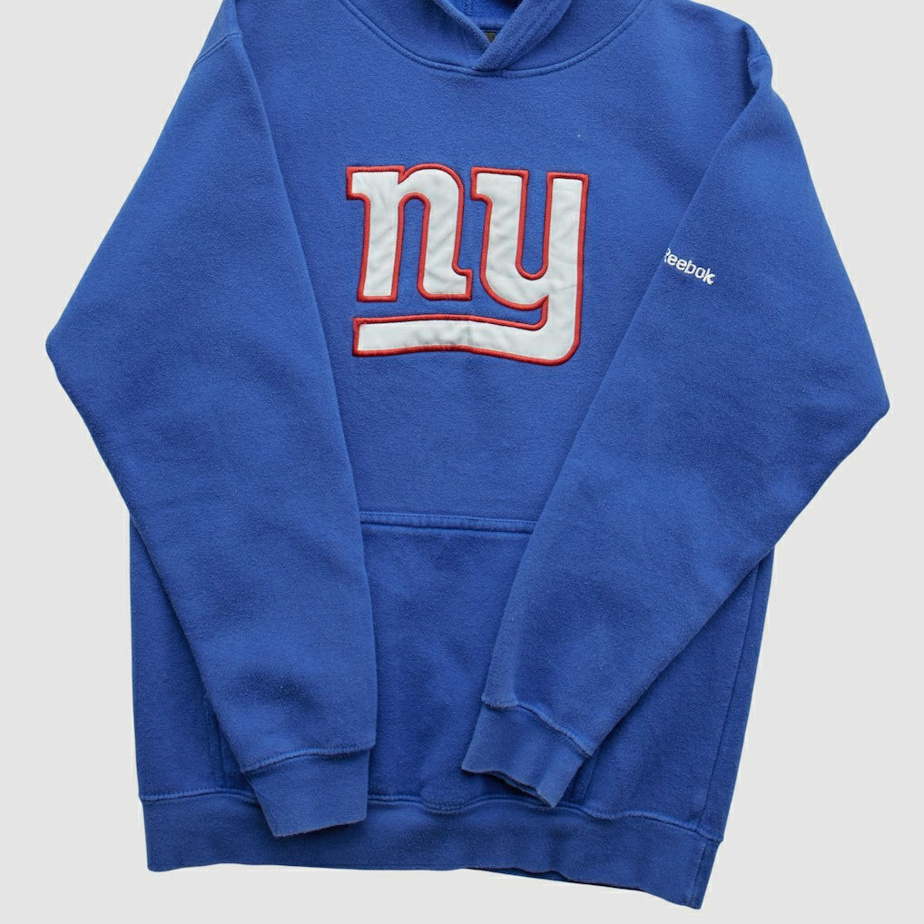 NFL New York Giants Reebok 2000s Hooded Pullover Sweatshirt