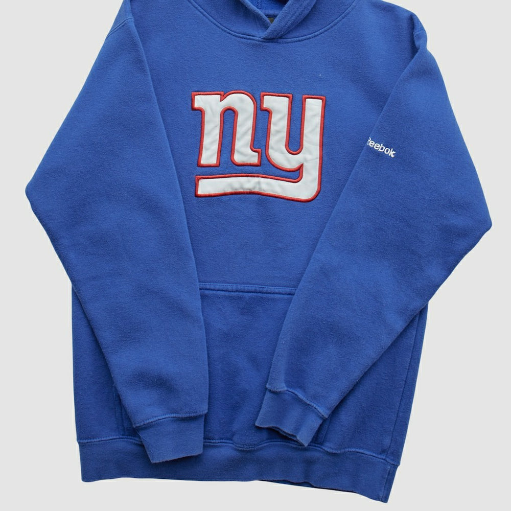NFL New York Giants Reebok 2000s Hooded Pullover Sweatshirt