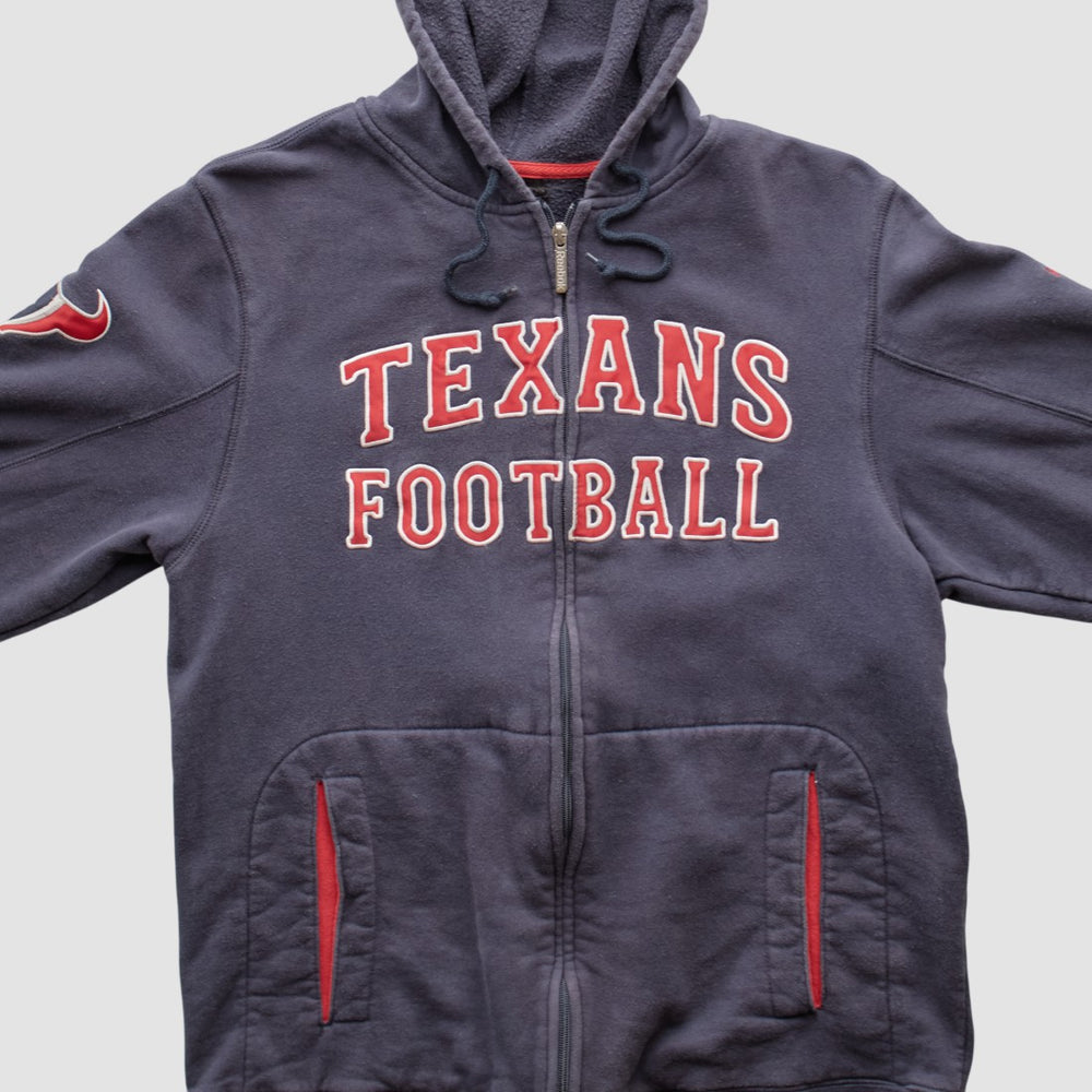 NFL Houston Texans Reebok 2010s Hooded Full Zip Sweatshirt