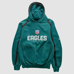 NFL Philadelphia Eagles Reebok 2000s Hooded Pullover Sweatshirt