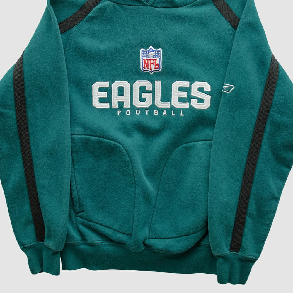 NFL Philadelphia Eagles Reebok 2000s Hooded Pullover Sweatshirt