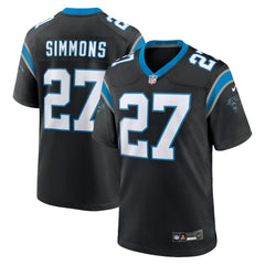 NFL Carolina Panthers Isaiah Simmons  Team Game Jersey