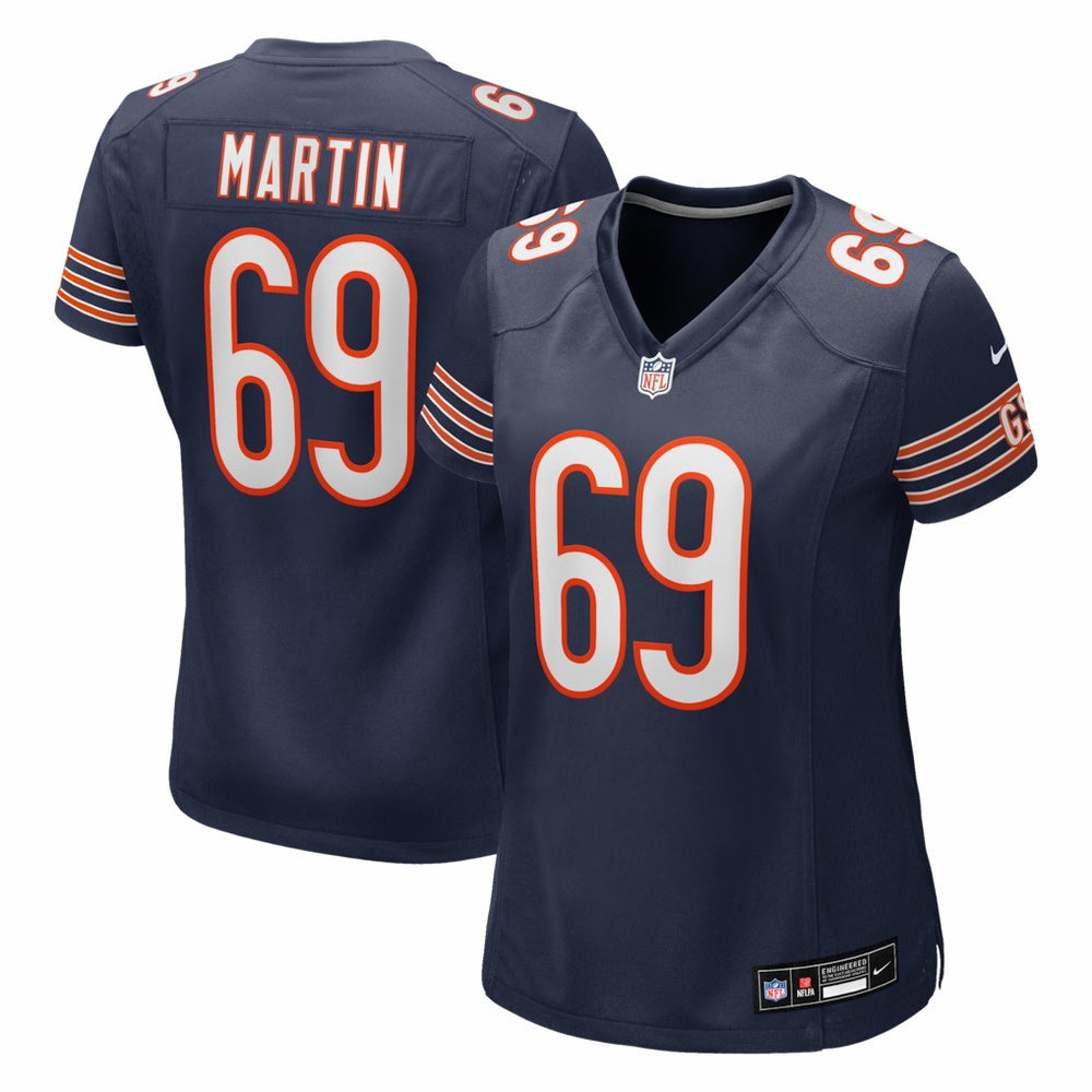 NFL Chicago Bears Jeremiah Martin  Women's Team Game Jersey