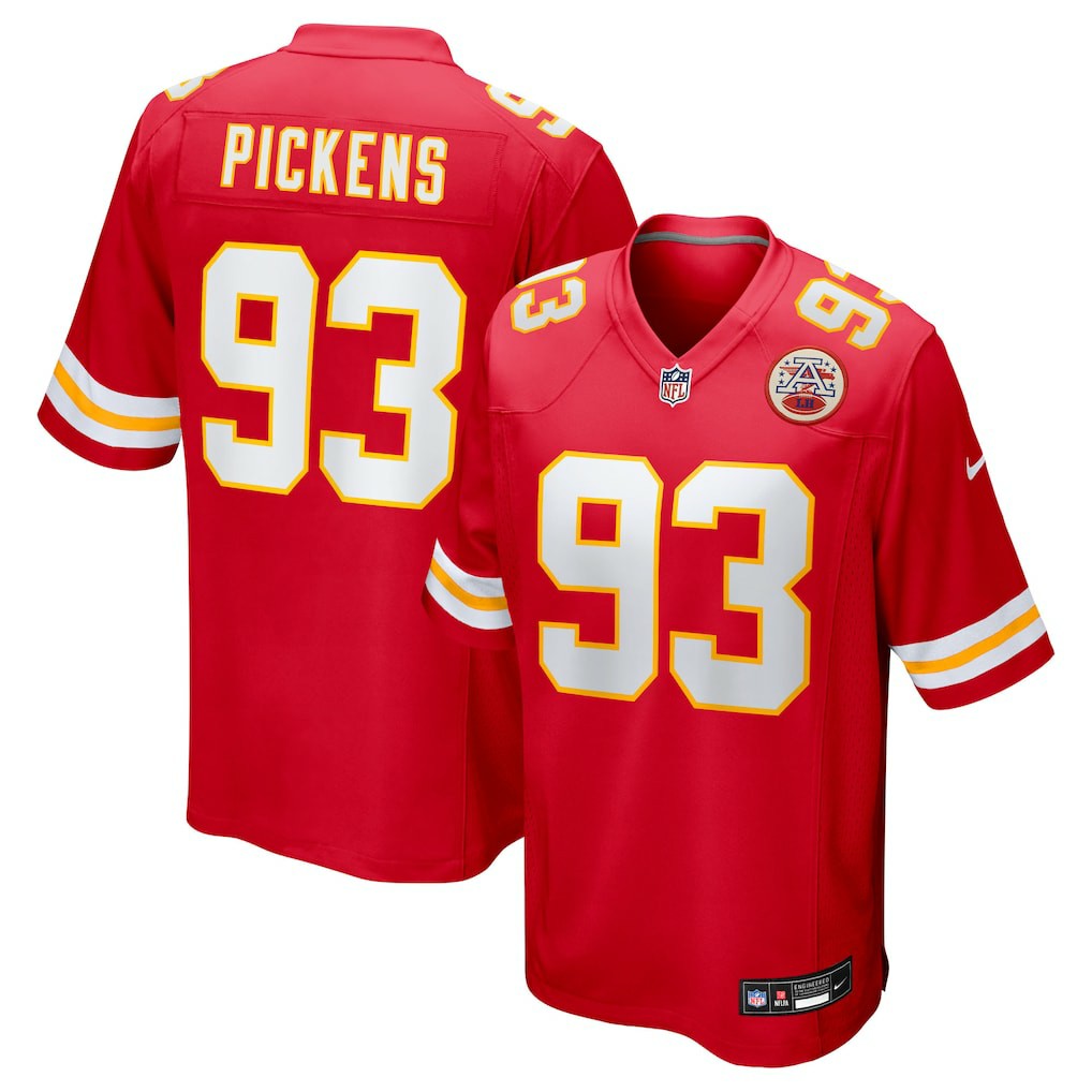 NFL Kansas City Chiefs Zacch Pickens  Team Game Jersey