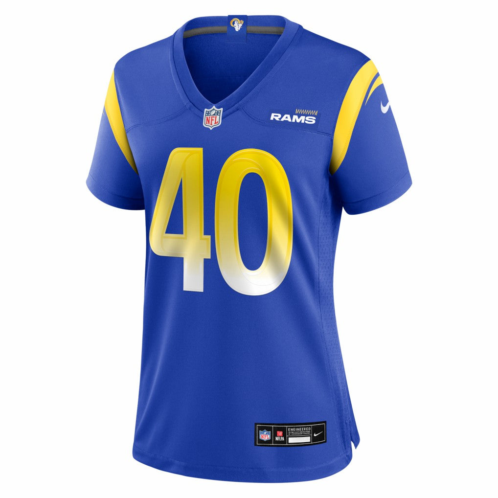 NFL Los Angeles Rams Jesse Luketa  Women's Team Game Jersey