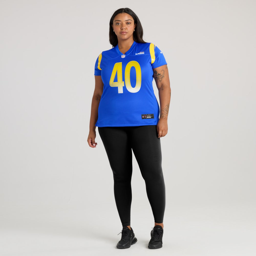 NFL Los Angeles Rams Jesse Luketa  Women's Team Game Jersey